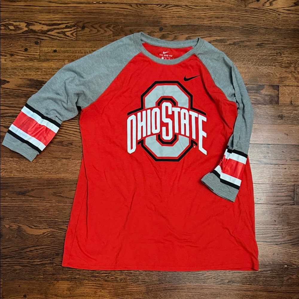 Women’s Nike Red and Gray Athletic Tee
